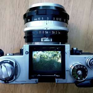 Nikon F2
        with viewfinder removed