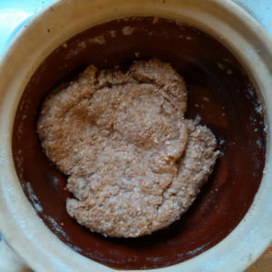 Tom Jaine's sourdough starter after 4 days just before second refreshment
